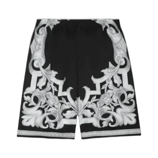 Versace Pattern Printed Elasticated Waistband Shorts
