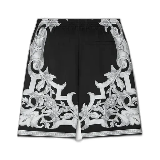 Versace Pattern Printed Elasticated Waistband Shorts