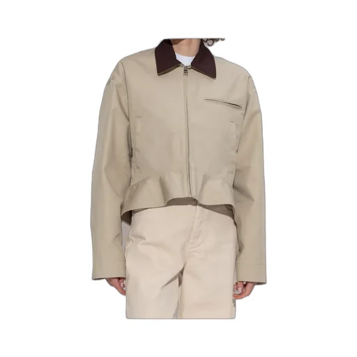 Jw Anderson Curved Hem Workwear Jacket
