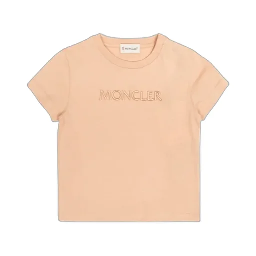 Moncler Enfant Logo Embroidered T-Shirt