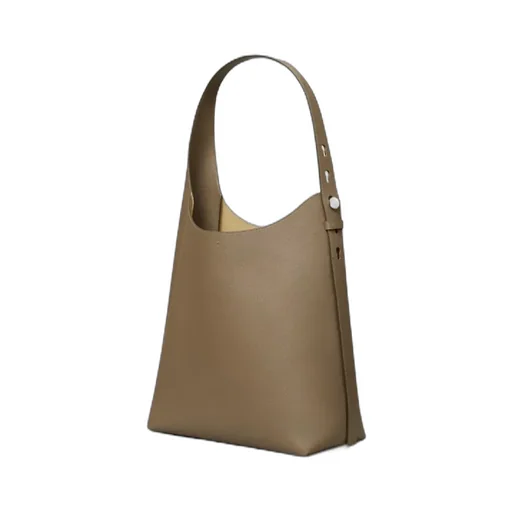 Medium Romy Leather Tote Bag