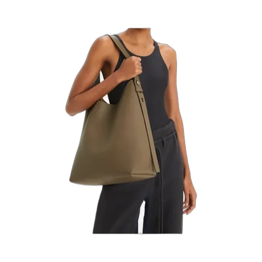 Medium Romy Leather Tote Bag