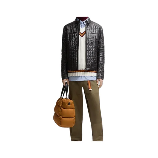 Moncler Lasne Zip-Up Quilted Jacket