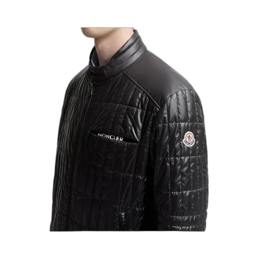 Moncler Lasne Zip-Up Quilted Jacket