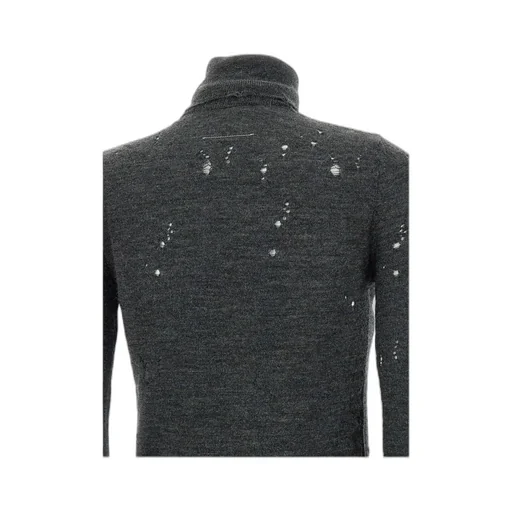 Mm6 Maison Margiela Numbers-Motif Distressed Jumper
