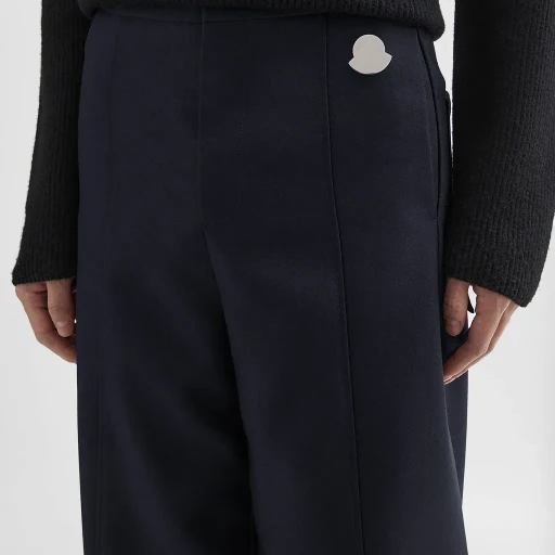 Wool Gabardine Tailored Trousers