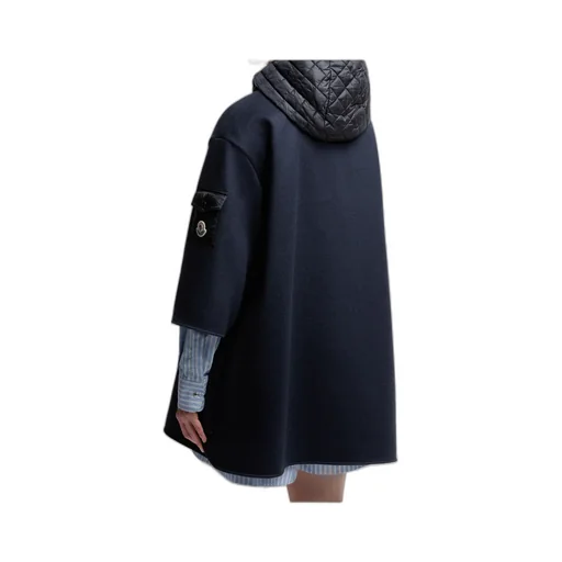 Moncler Poczno Hooded Zip-Up Cape