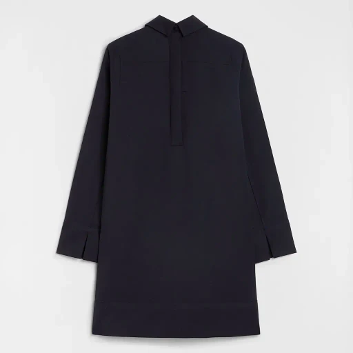Wool Gabardine Shirt Dress