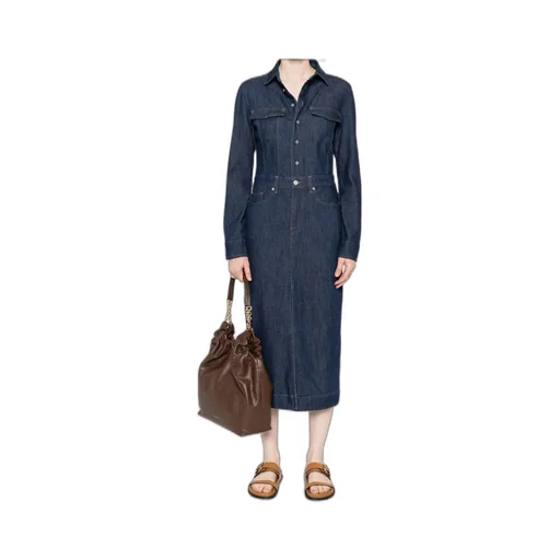 Denim Midi Dress