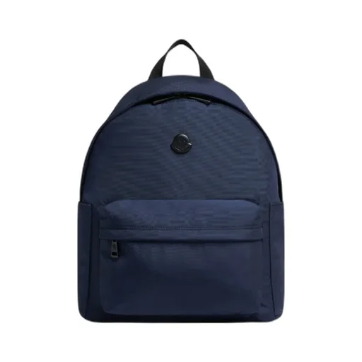 Moncler Logo Patch Zipped Backpack