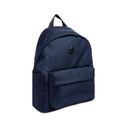 Moncler Logo Patch Zipped Backpack