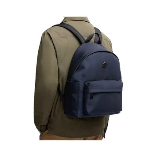 Moncler Logo Patch Zipped Backpack