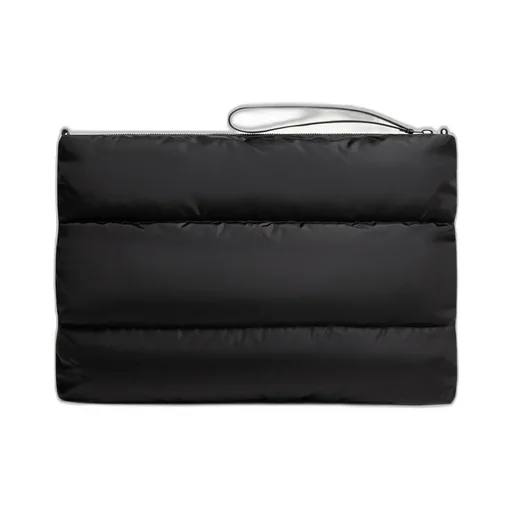 Moncler Logo Patch Padded Clutch Bag