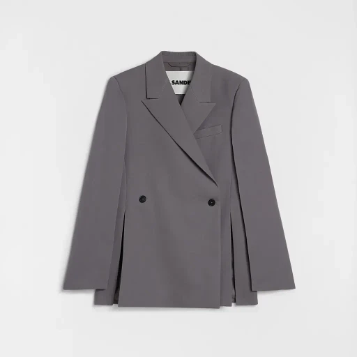Wool Gabardine Tailored Jacket