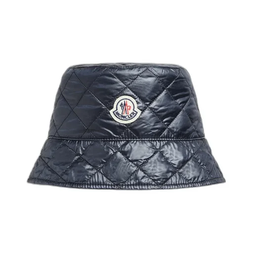 Moncler Logo Patch Quilted Bucket Hat