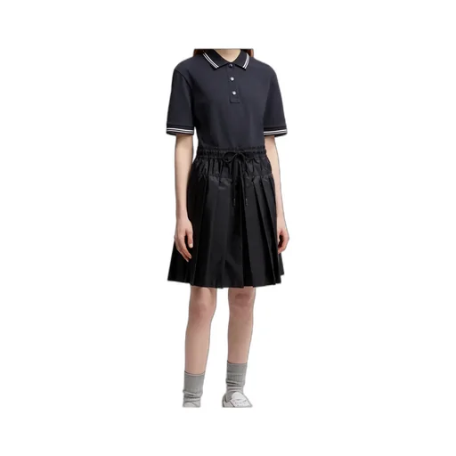 Moncler Panelled Short-Sleeve Polo Dress