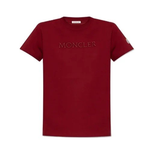 Moncler Logo-Embroidered Crewneck T-Shirt