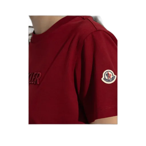 Moncler Logo-Embroidered Crewneck T-Shirt