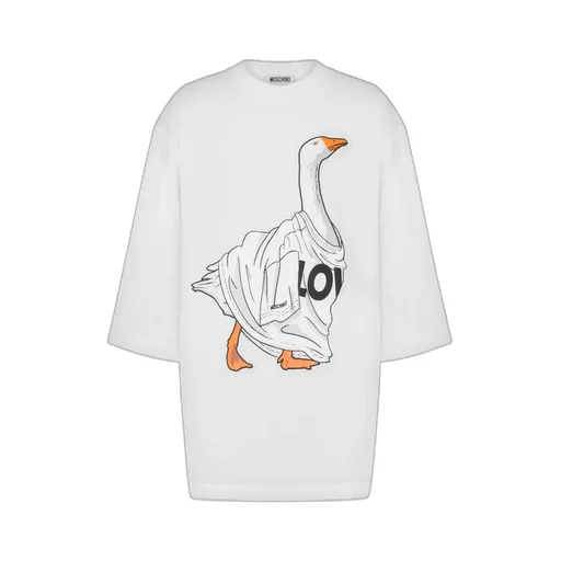 Moschino Goose Printed Oversized T-Shirt
