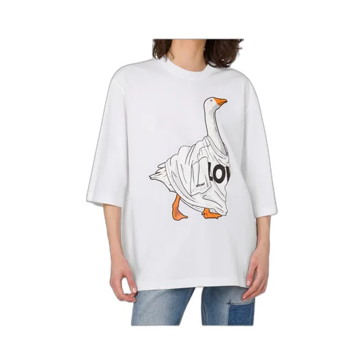 Moschino Goose Printed Oversized T-Shirt