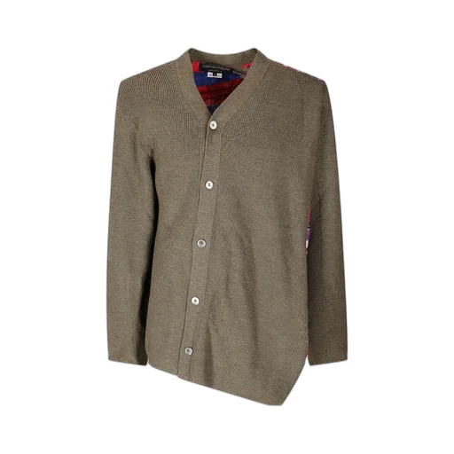 Comme Des Garons Homme Plus Asymmetric Buttoned Jumper