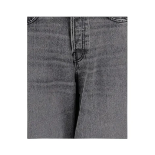 Embossed Patch Denim Jeans