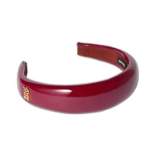 Miu Miu Logo-Lettering Headband