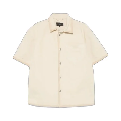 Short-Sleeved Snap Button Shirt