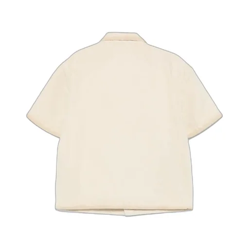 Short-Sleeved Snap Button Shirt