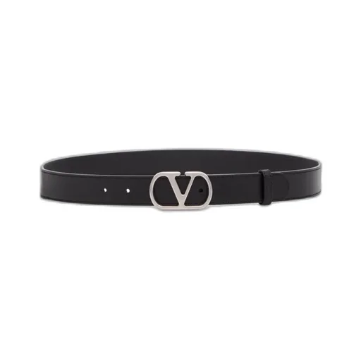 Vlogo Signature Belt In Shiny Calfskin 30 Mm