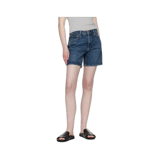 Denim Shorts With Belt Loops