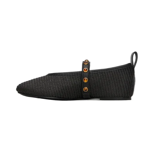 Spire Straw Mary Jane Ballet Flats