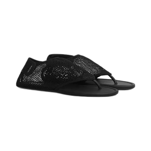 AlaÏA Fishnet Thong Sandals