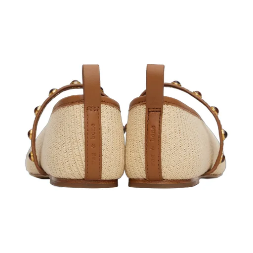Spire Straw Mary Jane Ballet Flats