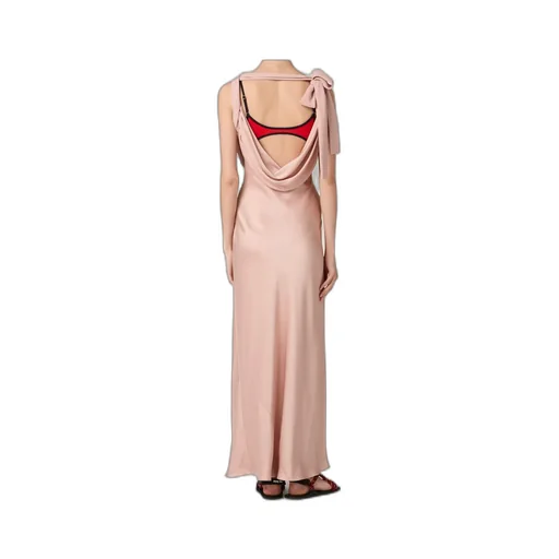 Long Satin Dress
