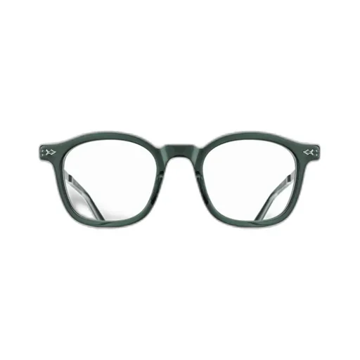 Round-Frame Clear-Lenses Glasses