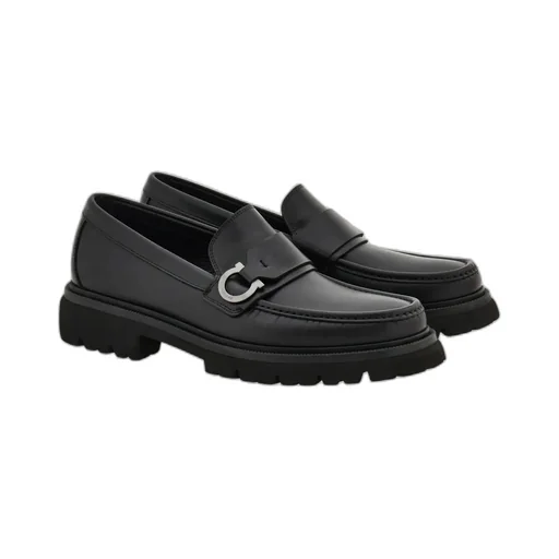 Ferragamo Gancini Ornament Loafers