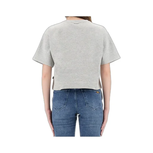 Logo-Embossed Cropped T-Shirt