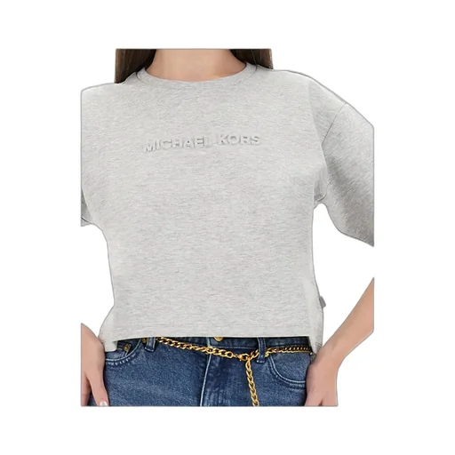 Logo-Embossed Cropped T-Shirt