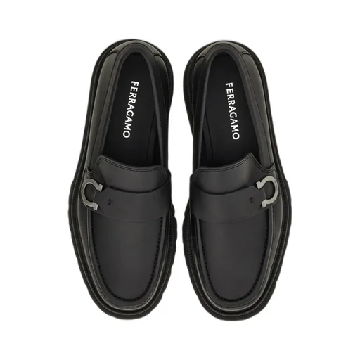 Ferragamo Gancini Ornament Loafers