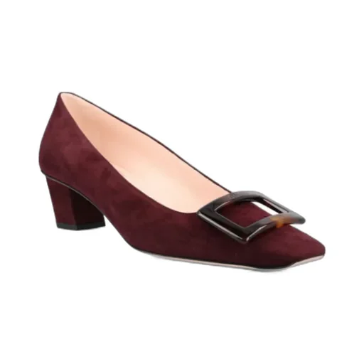 Roger Vivier Square-Toe Slip-On Pumps