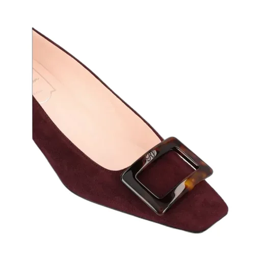 Roger Vivier Square-Toe Slip-On Pumps