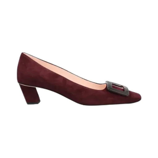 Roger Vivier Square-Toe Slip-On Pumps