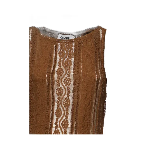 Charo Ruiz Lace Off-Shoulder Dress