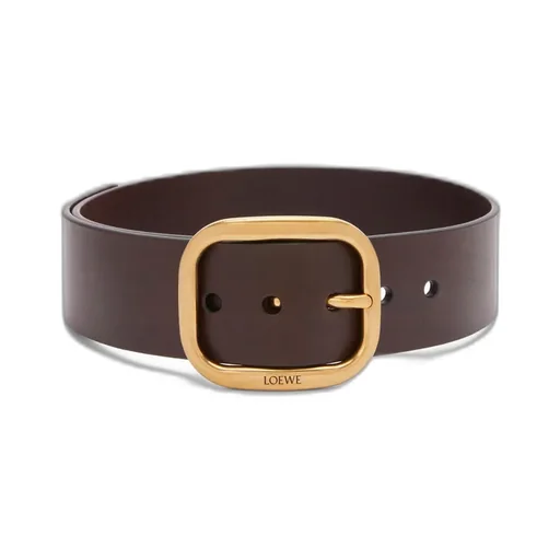 Loewe Logo Engraved Buckled Belt