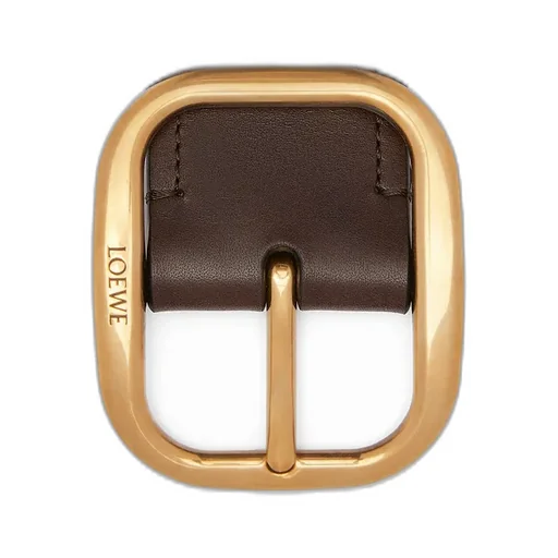 Loewe Logo Engraved Buckled Belt