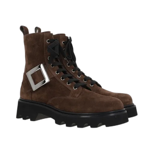 Roger Vivier Buckle-Fastening Round Toe Boots