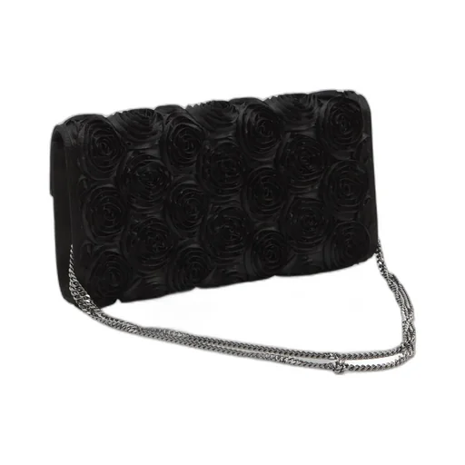 Envelope Flap Flower Buckle Clutch