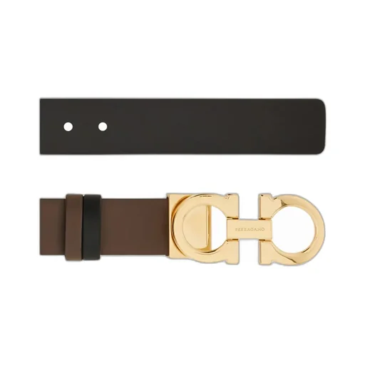 Reversible And Adjustable Gancini Belt
