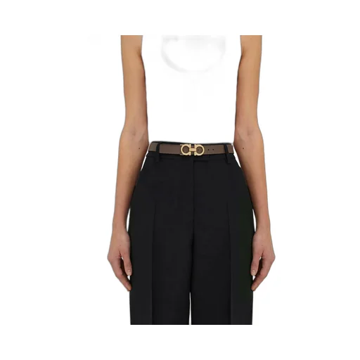 Reversible And Adjustable Gancini Belt